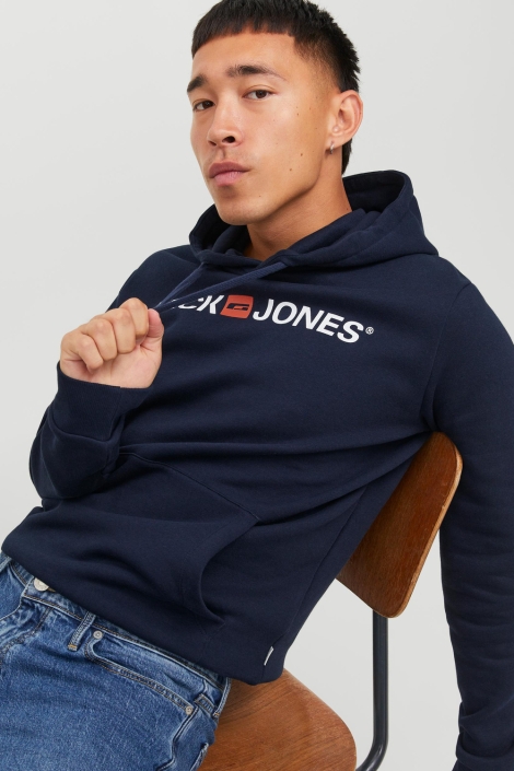 Jack & Jones jjecorp old logo sweat hood noos